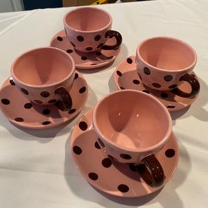 NWOT Boston Warehouse Trading Cups and saucers set